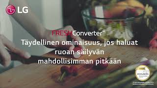 LG 1.86M 344L Jääkaappipakastimet (Valkoinen ) - Energialuokka C, Nature Fresh, Door Cooling+™ ja Smart Diagnosis™, play video, GBV7180CSW, thumbnail 1