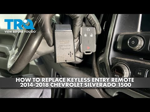 How to Replace Keyless Entry Remote 2014-2018 Chevrolet Silverado 1500