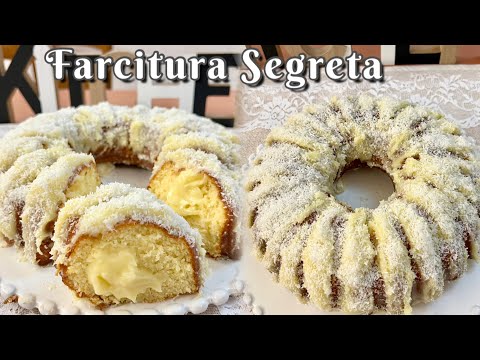 “Il Ciambellone delle Feste che Nasconde una Sorpresa: Farcitura SENZA Tagliare! 😱✨”