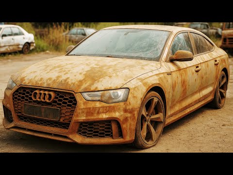 Audi RS5 Full Rebuild | From Junkyard Wreck to Stunning Sports Car