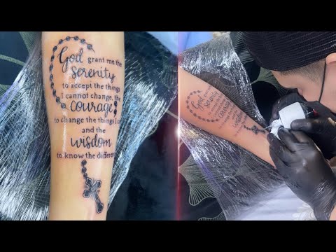 Serenity Wisdom Courage Tattoos