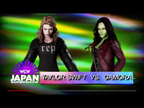 WWE 2K18 Taylor Swift vs Gamora