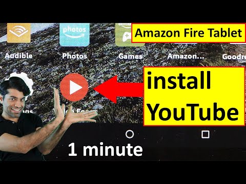 How to install YouTube on Amazon Fire Tablet