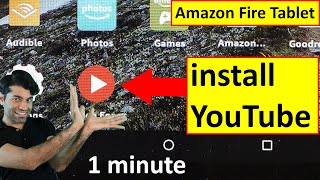 How to install YouTube on Amazon Fire Tablet