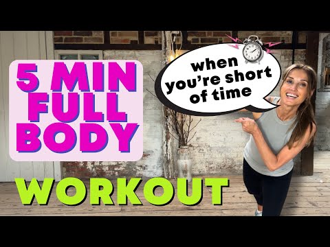 5 Minute Workout🔥Full Body Cardio |  Short on Time ⏱ Workout by Lucy Wyndham-Read