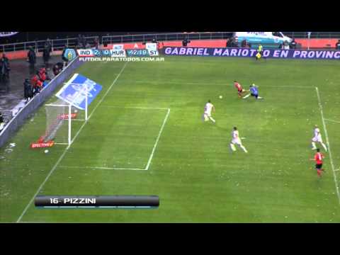 Gol de Pizzini. Independiente 2 - Huracán 0. Desempate. B Nacional. FPT