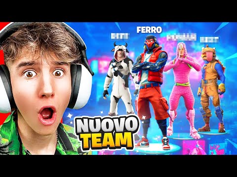 HO CREATO un NUOVO TEAM di SOLO PRO PLAYER E... Fortnite ITA