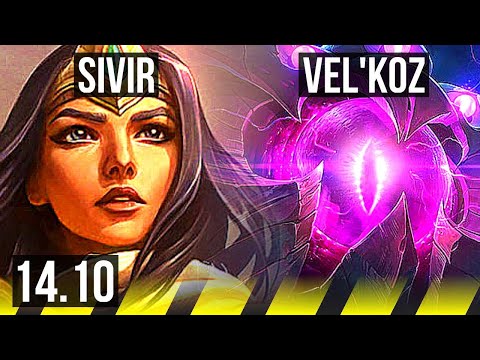 SIVIR & Lux vs VEL'KOZ & Swain (ADC) | 5/1/8 | KR Grandmaster | 14.10