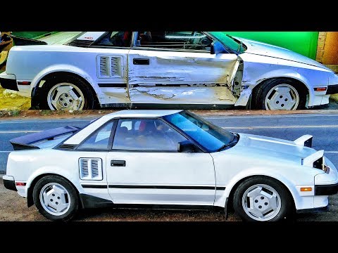 1985 MR2 - Rescue Bodywork and Paint for under $100!