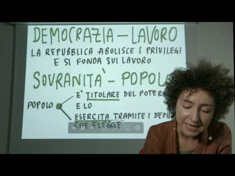 Lezione 62. Conoscere la costituzione: i principi fondamentali (Artt. 1-6). Didattica on line FMST