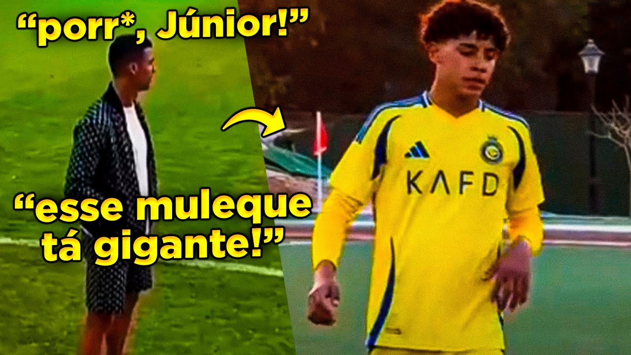 😱PERTO DE ESTREAR NO PROFISSIONAL!! CRISTIANO RONALDO JR. TÁ VOANDO NA BASE DO AL-NASSR!!