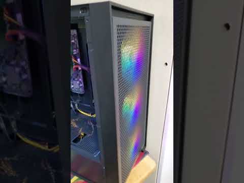 다크플래쉬 DRX90 MESH RGB 강화유리 케이스 조립기