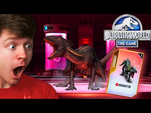 HATCHING the INDORAPTOR in JURASSIC WORLD THE GAME