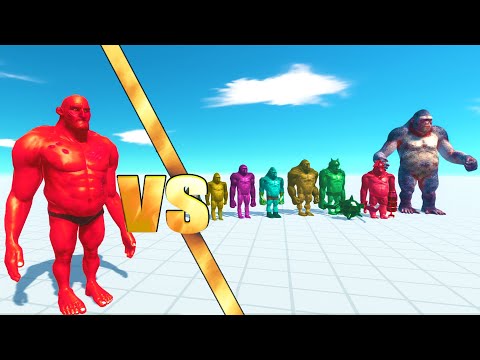BOXER VS ALL MONKEYS | TOR | King Kong ► Animal Revolt Battle Simulator