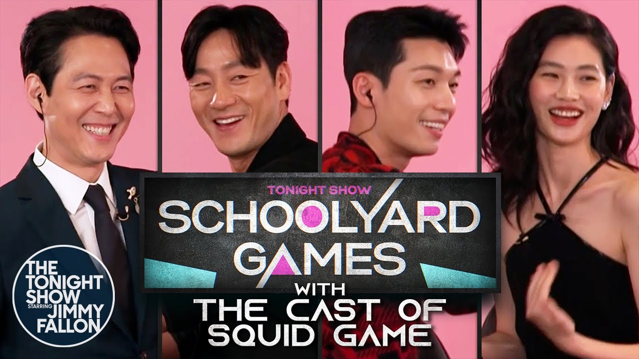 Schoolyard Games with the Cast of Squid Game | The Tonight Show Starring Jimmy Fallon