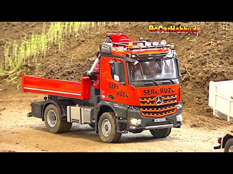 AMAZING R/C TRUCK ACTION, CONSTRUCTION ZONE fair Friedrichshafen 2019 - part 5
