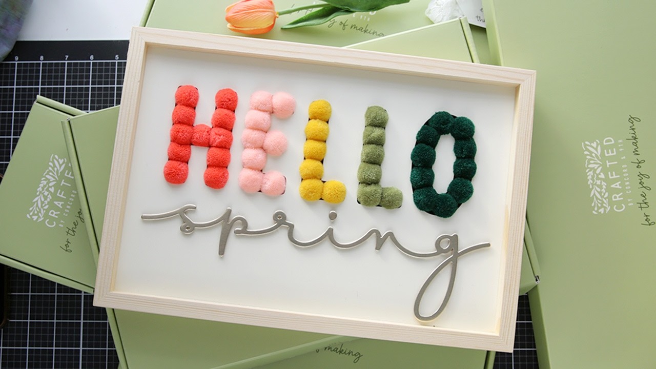 Hello Spring Frame by Crafted by Concord & 9th