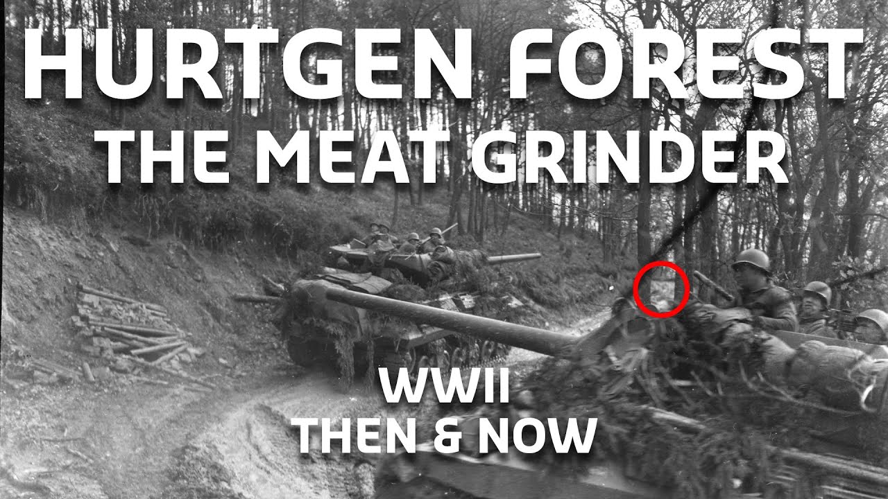 INSIDE THE BLOODY HURTGEN FOREST - WWII THEN & NOW (No AI)