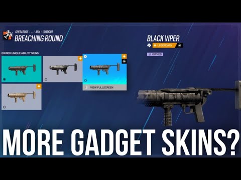 More Gadget Skin Customisation Coming In The Future? Rainbow Six Siege