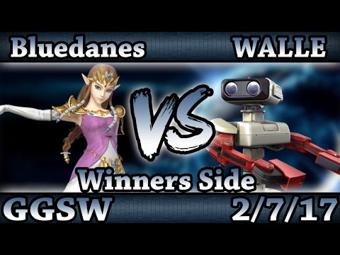 GGSW 19 - Bluedanes (Zelda,Toon Link) Vs. WALLE (R.O.B) Smash Wii U Winners Side - Smash 4