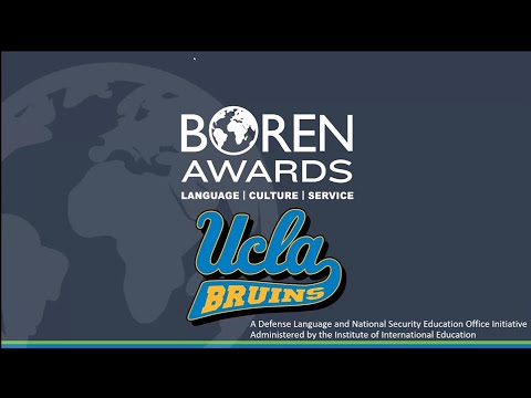UCLA Boren Scholarship Webinar