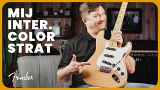 Video thumbnail for Japanese Excellence: Fender Made in Japan Limited International Color Stratocaster Demo & Review by Tarpley Music