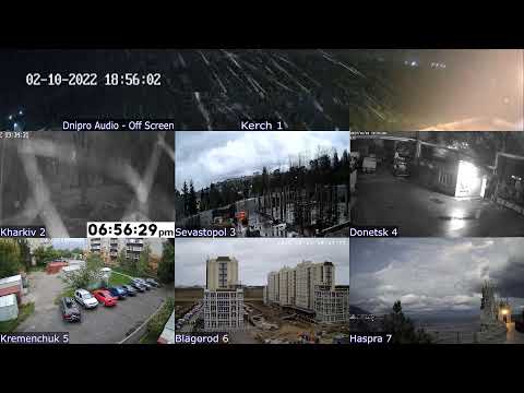 #Ukraine Live 24/7 CCTV + Audio #Kerch #kharkiv #Donetsk #Crimea