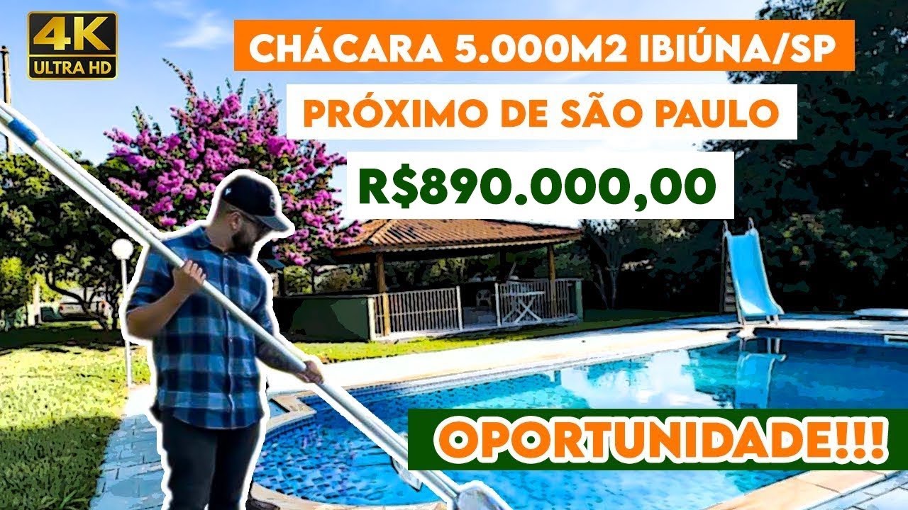 CHÁCARA PORTEIRA FECHADA, à 65km de São Paulo (OPORTUNIDADE)