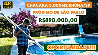 CHÁCARA PORTEIRA FECHADA, à 65km de São Paulo (OPORTUNIDADE)