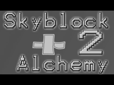 Minecraft Skyblock + Alchemy [Season2] Ep 2 finishing the dog house