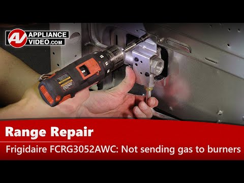 Frigidaire Oven Repair: Not Sending Gas to Burners - Pressure Regulator