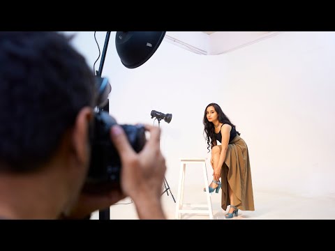 MODELLING PHOTOSHOOT WITH BASIC SETUP