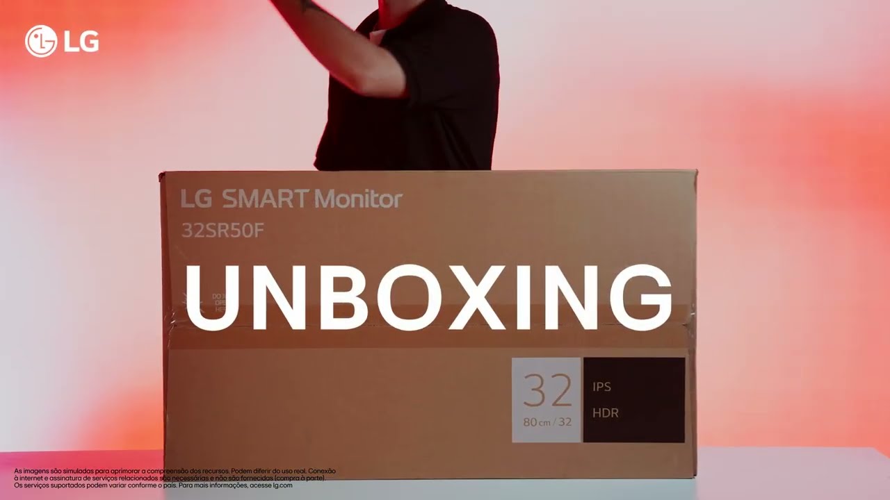 Miniatura da avaliação em vídeo de Monitor LG MyView Smart 32SR50F 32 Polegadas Full HD