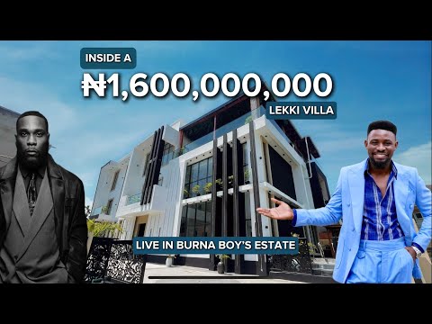 Inside a ₦1.6B Mega Mansion in Ikate Elegushi | Live in Burna Boy’s Estate.