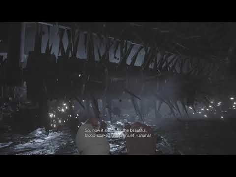 Resident Evil Village how to survive heisenberg's final spinning spike trap