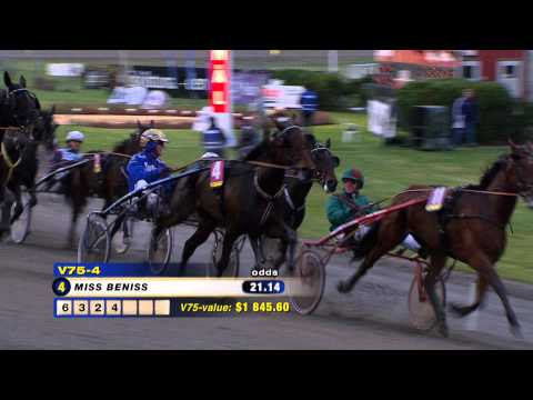 winraceTV: Die Highlights der V75-Schweden-Trabrennen vom 03.11.2012