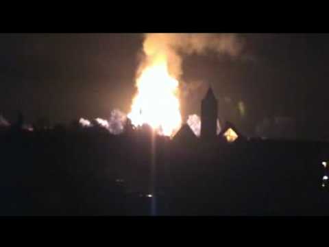 Ebelsbacher Schloss brennt