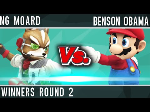 EHJ (Wii U) - NG | MoarD (Fox) vs PBLK | NG | Benson Obama (Mario,Captain Falcon) - Winners Round 2