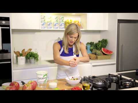 Light and easy evening snacks with Plain Chobani Greek Yogurt