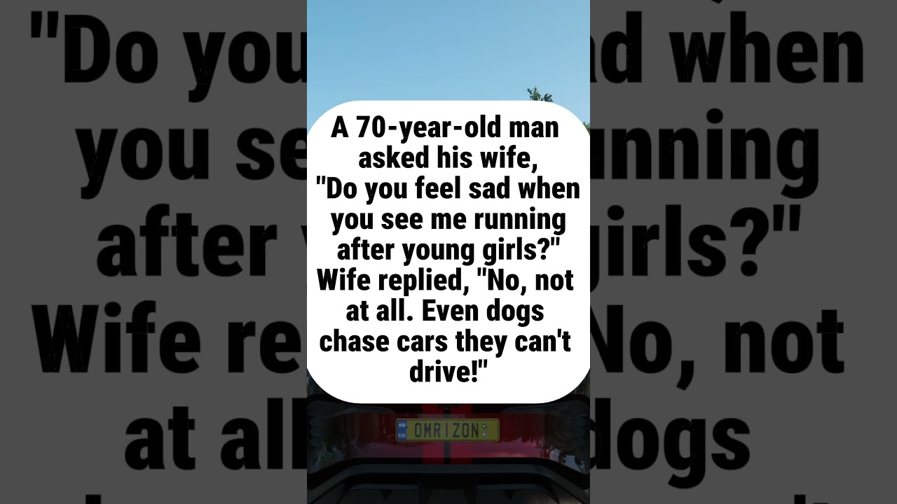 Wife’s Sharp Reply To Husband Chasing#funny #comedy #fyp #shorts #memes #trending #anecdote #jokes