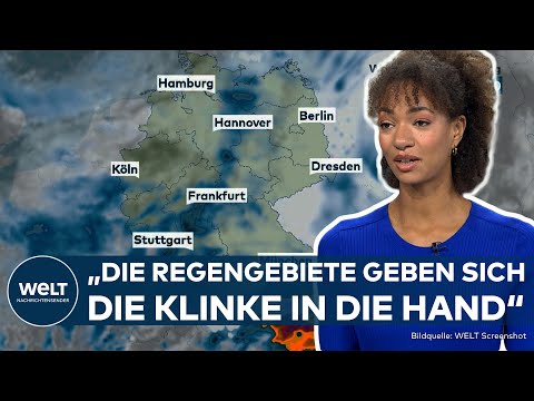 WETTER: Unbeständig! Regen und Temperaturen über 20 °C! Die Aussichten für Deutschland