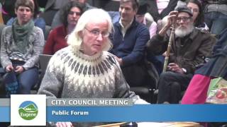 Eugene City Council Meeting: February 27, 2017