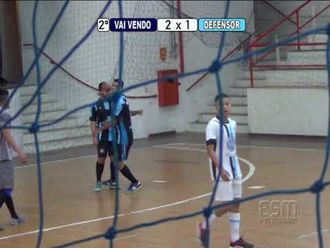 VAI VENDO FUTSAL 3X2 DEFENSOR FUTSAL 08 12 2018