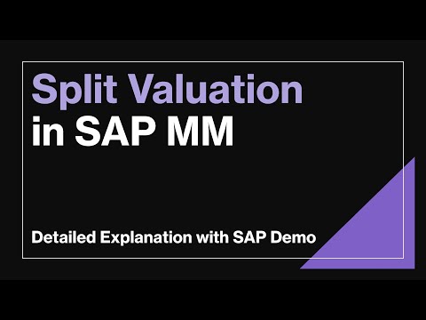 Split Valuation in SAP MM | Complete End-to-End Tutorial with Real-Time Scenarios & SAP Demo