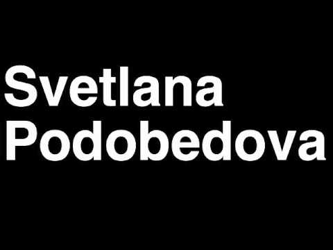 How to Pronounce Svetlana Podobedova Kazakhstan Gold Medal Weightlifting London 2012 Olympics Video
