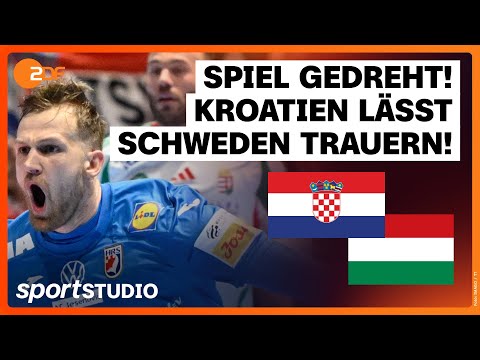 Kroatien – Ungarn Highlights | Handball-EM 2026 | sportstudio