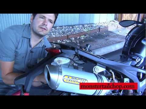 Ducati Monster 696, 796, 1100 evo  Atomic Fender Eliminator/Tail Tidy Install