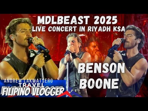 BENSON BOONE- LIVE FULL CONCERT PERFORMANCE IN MDLBEAST SOUNDSTORM 2025 RIYADH SAUDI ARABIA