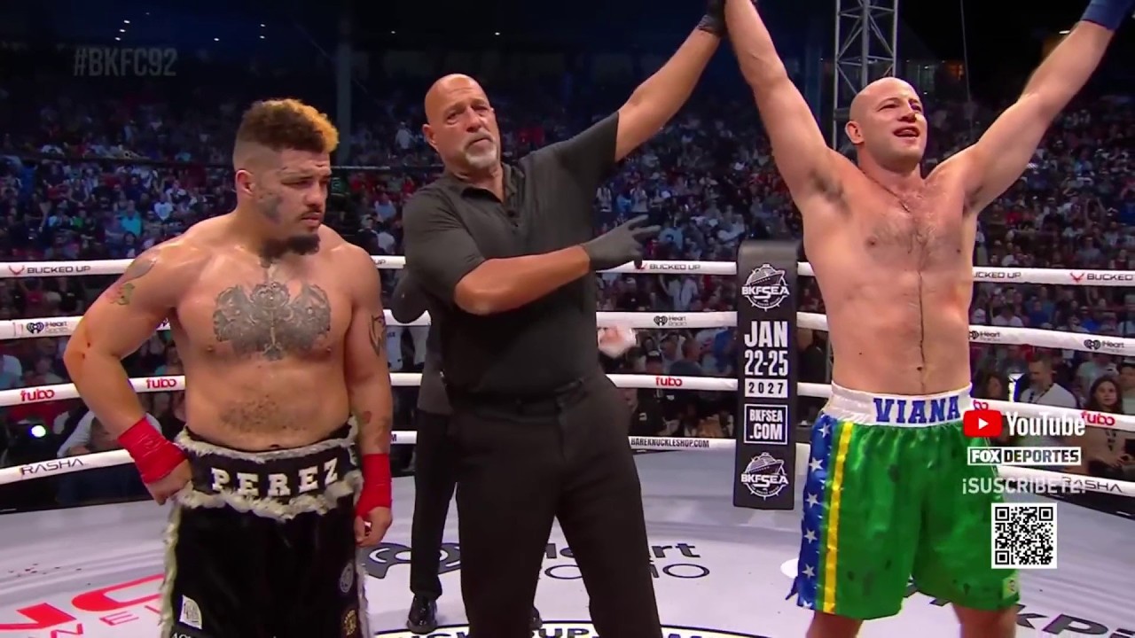 😤 GUILHERME VIANA vs ROBINSON PÉREZ | Cayó, se levantó y propinó el K.O. | PELEA COMPLETA | BKFC 92