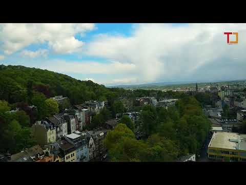 Aachen unpredictable: Weather time-lapse video of 1 hour in 1 minute || Sunny-windy-rainy-sunny